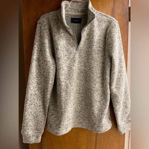 Lucky Brand quarter zip fleece pullover. - Picture 2 of 5